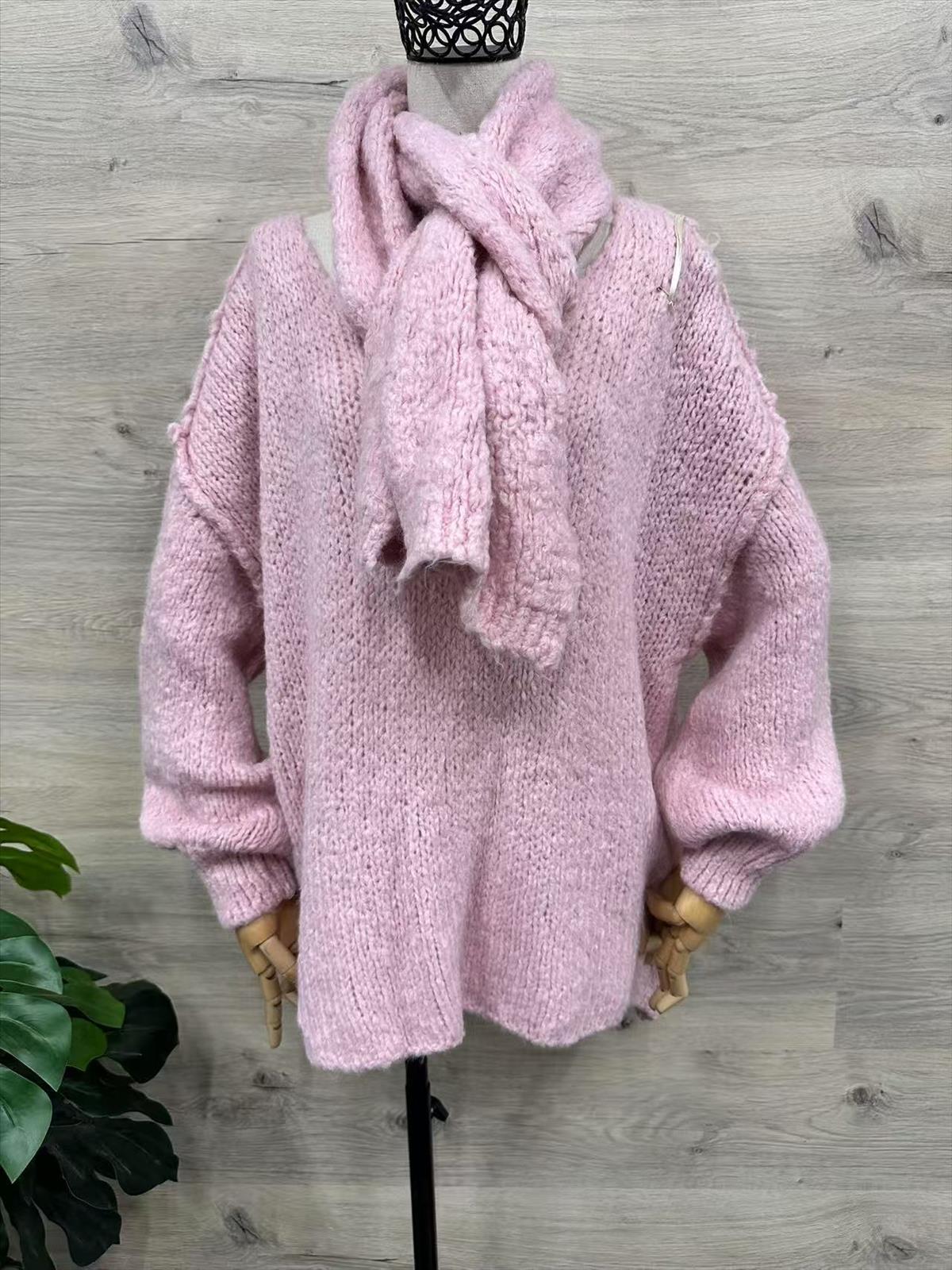 Set Pulli mit Schal Jasmin