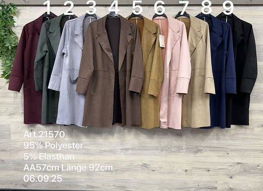 Alcantara Herbstmantel Lina 36-42