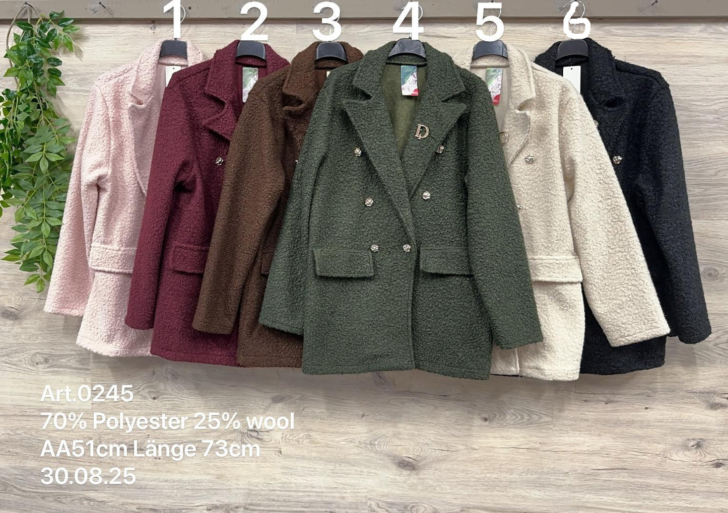 ❤️ Boucle Blazer Jacke 36-42/44 ❤️