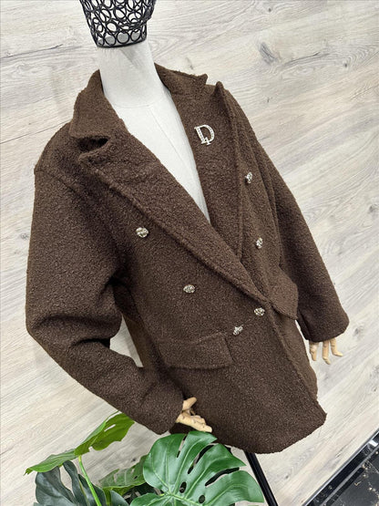 ❤️ Boucle Blazer Jacke 36-42/44 ❤️