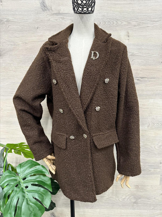 ❤️ Boucle Blazer Jacke 36-42/44 ❤️