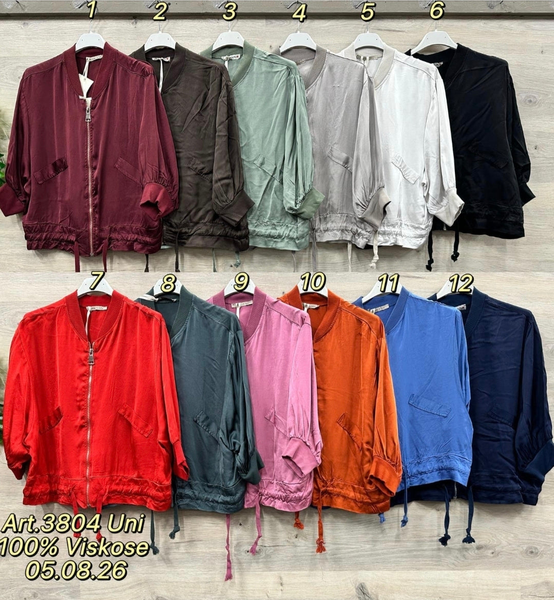 Satinblouson oversized new