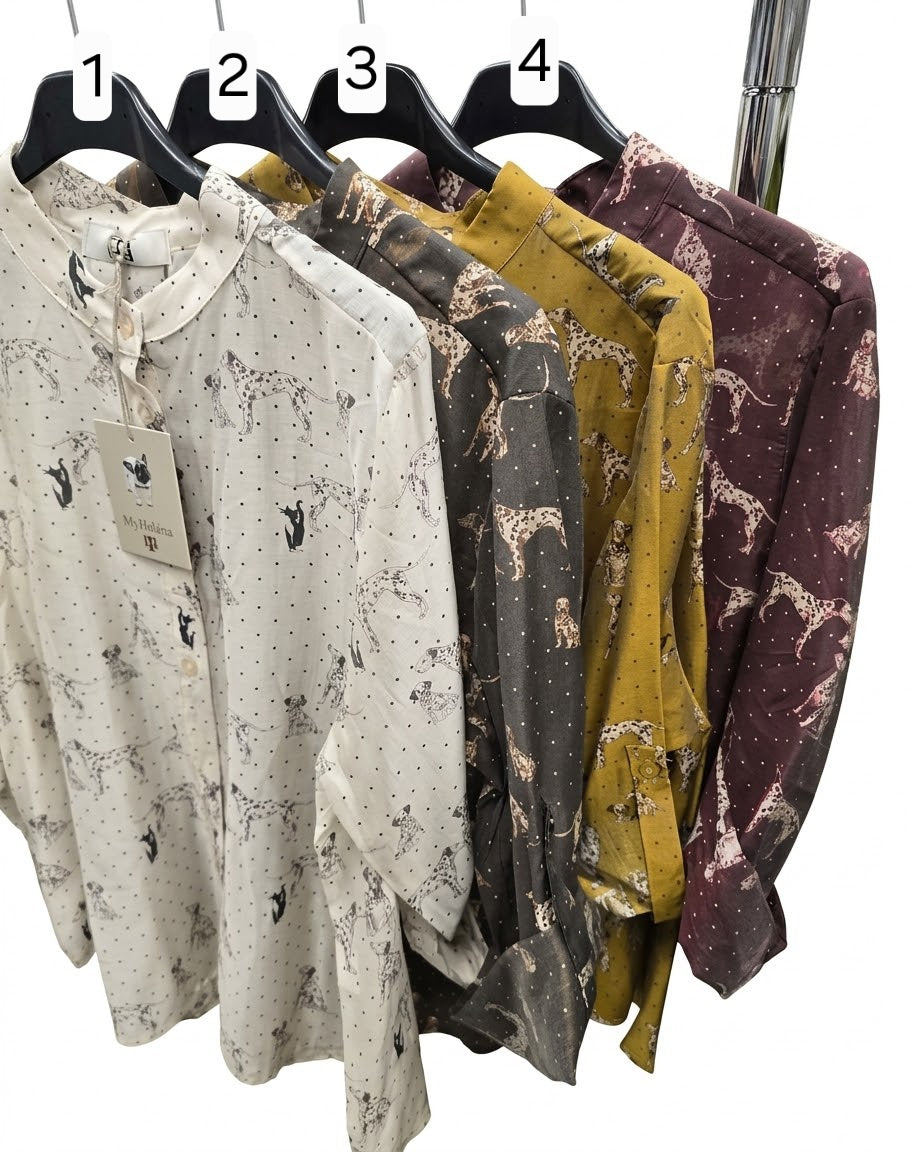 Bluse Dalmatiner
