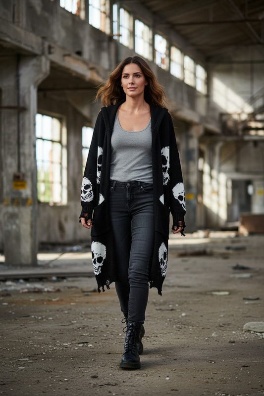 HOODIE STRICKJACKE SKULL SALE SALE SALE %%%