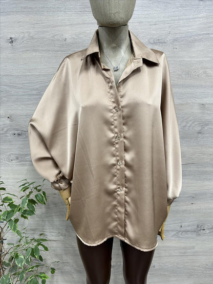 Shiny Bluse Carmen 36-44