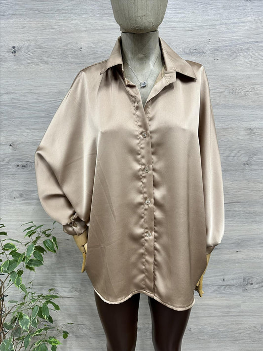 Shiny Bluse Carmen 36-44